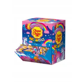   Chupa Chups Unicorn - Kaugummi mit Fruchtgeschmack und flüssiger Füllung