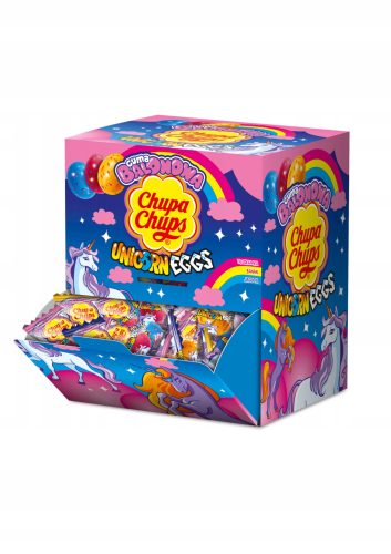 Chupa Chups Unicorn - Kaugummi mit Fruchtgeschmack und flüssiger Füllung