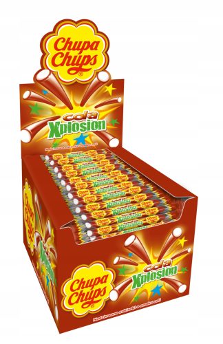 Chupa Chups X-plosion Cola-Gefüllte Bonbons 150x10g