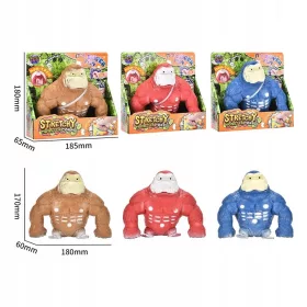    AFFE GORILLA ANTI-STRESS-TINTENFISCH ZUM STRECKEN UND SCHLAGEN