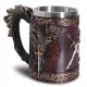  EPIC BECHER RED DRAGON EDELSTAHL 400 ML LARP RPG