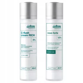   Gesichtspflegeset mit Vitamin C und Glykolsäure für erneuernde Hautpflege