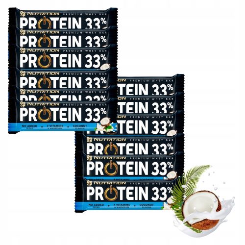 GO ON NUTRITION Proteinriegel 33% Kokos 50g - 12er Pack