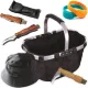  PILZE-ESSENTIAL-SET, KORB, MESSER, PILZE-HUT