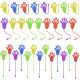  GEL-FÜSSE, KLEBEND, PARTY, KLEBEND, KLEBEFÜSSE, SPIELZEUG, 30 ST