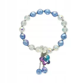    Perlenarmband aus Messing, Glas und Kristallen mit Verzierungen in einer Box