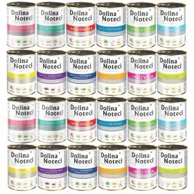    DOLINA NOTECI Premium Mix of Flavours Nassfutter für Hunde 24 x 400g getreidefrei