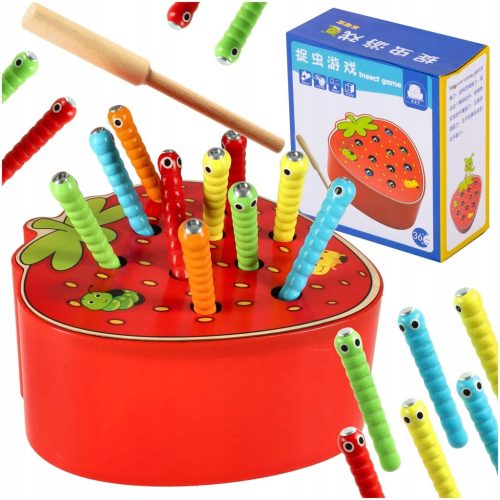  HOLZSPIELZEUG ZUM LERNEN FOCUS STRAWBERRY MAGNETIC TRACKER