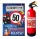  Feuerlöscher und Grußkarten-Set zum 50. Geburtstag für seinen Bruder
