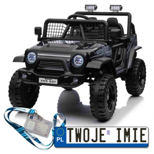  AUTO FAHRZEUG OFF ROAD 4X4 SPORT FÜR KINDER 4x35W EVA LED FM RADIO