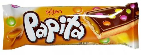 Papita Karamellriegel mit Schokolinsen - 24er Pack