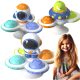  FIDGET SPINNER MIT SAUGNAPF SENSORISCHES BAD GESCHENK RASSEL 3 STK