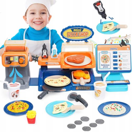  WOOPIE Shop Restaurant Fast Food Mini Pizza Shop 35 Stk.