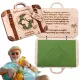  KARTENKOFFER zum Hochzeitstag, Geschenk, Hochzeits-Souvenir, Spardose