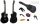  ELEKTROKLASSISCHE GITARRE 4/4 MONTANA CEQ SCHWARZ GLANZ + ZUBEHÖR - SET