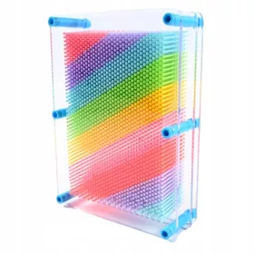    REGENBOGENPINNWAND 3D PINART BUNTES SENSORISCHES GADGET KUNST
