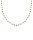  Halskette mit schwarzen Onyxperlen, Kette aus 925er Silber vergoldet mit 14 Karat Gold