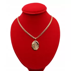  Gold-SET aus Chirurgenstahl 316L Z813 GOTTESMUTTER KIND