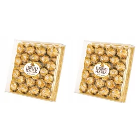   FERRERO ROCHER Diamante Pralinen 2x 300g – Exklusive Geschenkbox