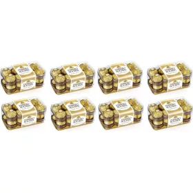   Ferrero Rocher Pralinen 8x 200g Box - Knuspriger Genuss mit Haselnuss