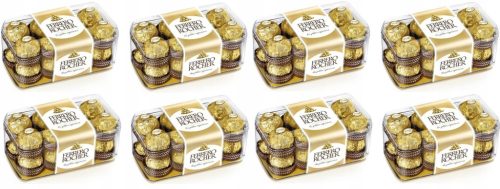 Ferrero Rocher Pralinen 8x 200g Box - Knuspriger Genuss mit Haselnuss