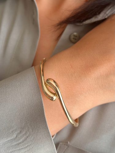  GOLDARMBAND pr. 585, MODISCH, NEUESTER TREND, KOSTENLOS!