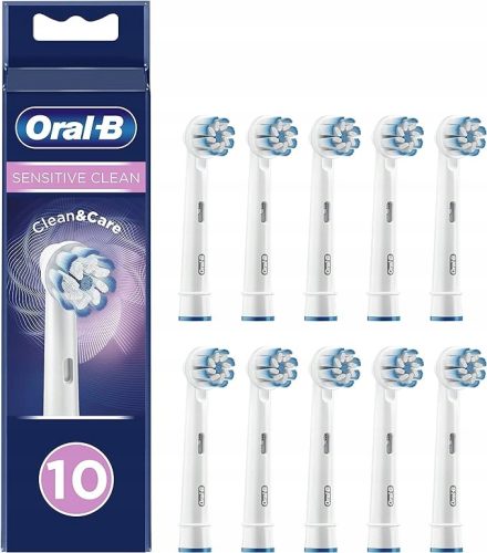  Oral-B Sensitive Clean Zahnbürstenköpfe, 10 Stück, weiß