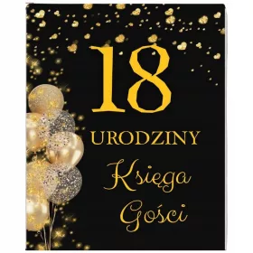    Gästebuch zum 18. Geburtstag für einen Jungen mit UMFRAGEN, schwarz, LUSTIGE Gadgets