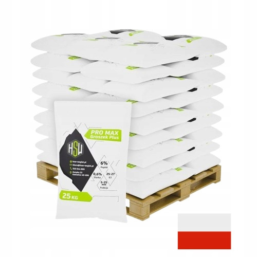  Gesackte Öko-Erbsenkohle 28–26 MJ HSW-KOHLE – PRO MAX 1000 kg