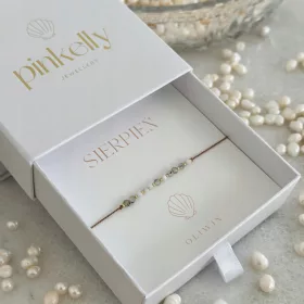  Geburtsstein-Armband AUGUST Peridot