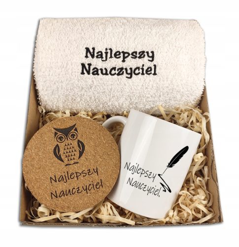  TAGESGESCHENK FÜR LEHRER, GRAVURIERTE STICKEREI-EULEN-GESCHENKBOX