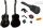  MONTANA SCHWARZE KLASSISCHE GITARRE 4/4 + ZUBEHÖR + KOSTENLOSE GESCHENKE