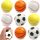  8X SCHAUM ANTI-STRESS BÄLLE FUSSBALL TENNIS BASKETBALL BASEBALL
