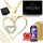  GOLD HERZ HALSKETTE EWIGE ROSE LED GESCHENK FÜR FRAU 1-99 GEBURTSTAG