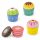  Viga PM-0943 Cupcakes aus Holz, 4 Stück