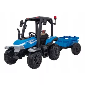  BLAST batteriebetriebener Traktor mit Anhänger Blau 2x200W