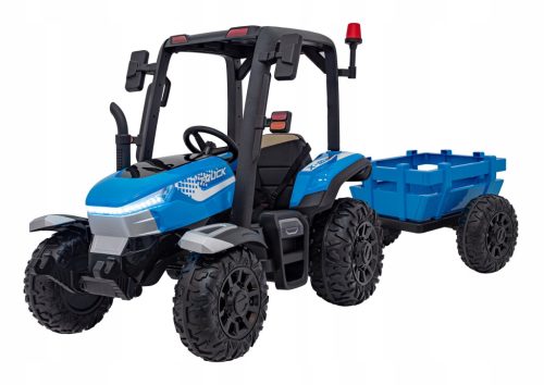 BLAST batteriebetriebener Traktor mit Anhänger Blau 2x200W