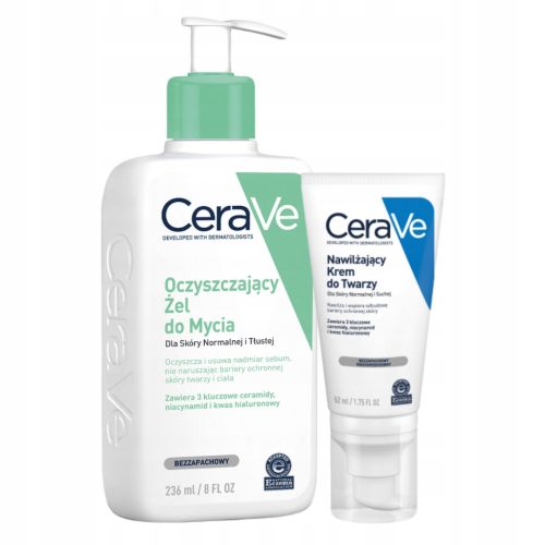 CeraVe Geschenkset: Pflegeprodukte zur Hautregeneration und Reinigung