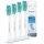  4x Original Philips Sonicare C1 HX6014 Zahnbürstenköpfe