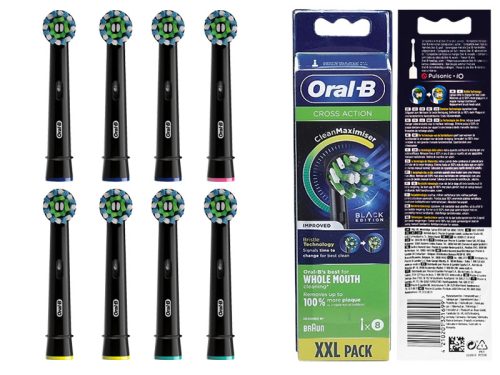  8. BRAUN ORIGINAL ORAL-B CROSS ACTION EB50 SCHWARZ
