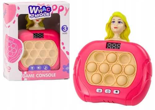  Pop-It Wac A Mole Doll Lights Sounds Pink Spiel