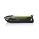  Plastkon Neon Mystc Kunststoffschlitten, schwarz/grün, leichter Bob bis 70 kg