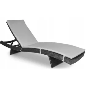    KISSEN für Gartenschreibtischstuhl Polyester Wave Grau Focus Garden 200x60 cm