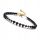 Armband Stein Turmalin Schwarz 4mm
