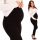  Nahtlose SCHWARZE Umstandsleggings mit hoher Taille und blickdichtem Gummizug