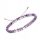  Damen-Armband aus Naturstein Lepidolit 4 mm