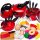  KÜCHENZUBEHÖR FÜR KINDER, SPIELZEUG-SET, MINI-TÖPFE, GESCHIRR, BESTECK