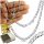  Herren-Silberkette 925 Armadillo DIAMANT VOLL 3,5 mm KOSTENLOSE Gravur