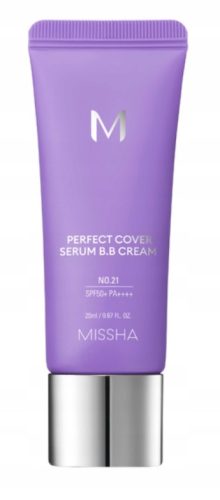 MISSHA M PERFECT COVER SERUM B.B CREAM SPF50+ in LIGHT BEIGE