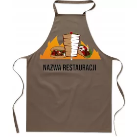    Küchenschürze, personalisierbar, mit Ihrem Namen, Kebab-Restaurant